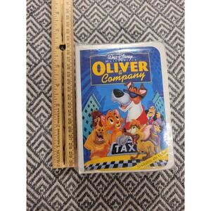 Vintage 1996 Walt Disney Masterpiece Oliver & Company Toy with VHS Box McDonalds